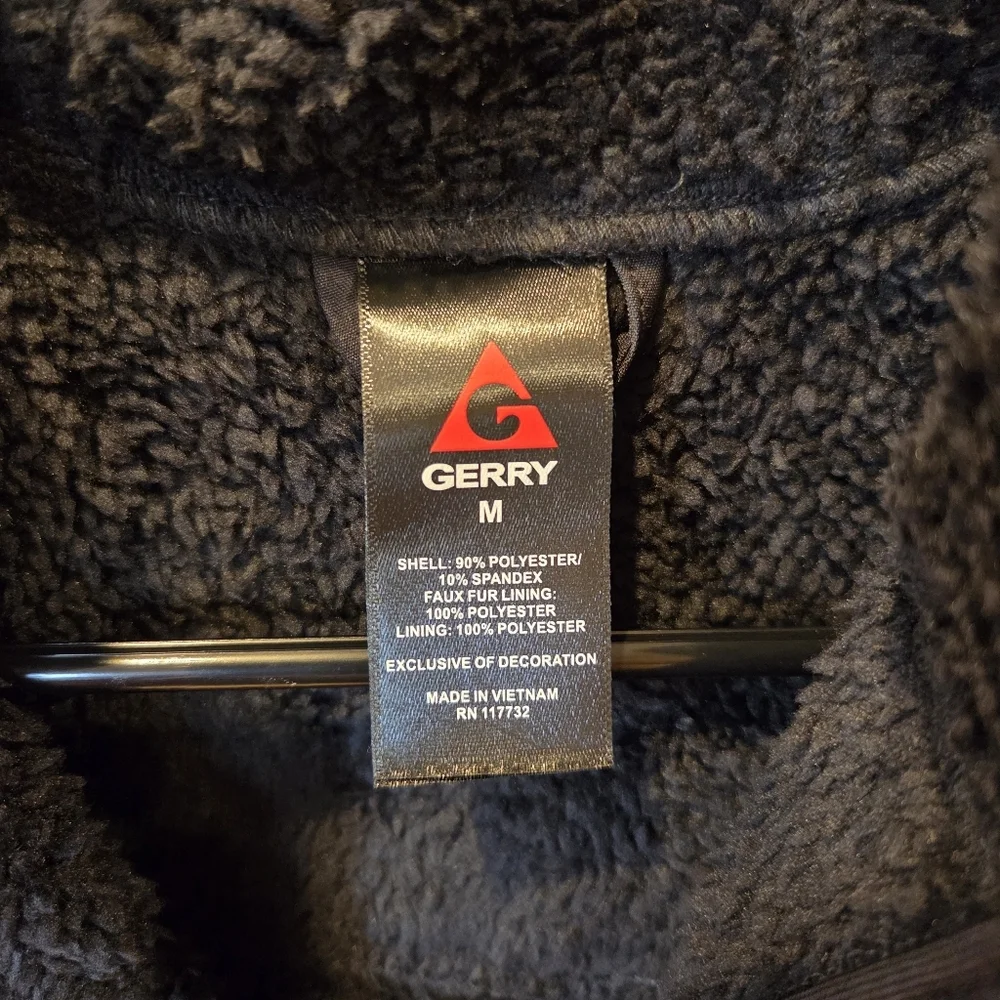 Gerry Boys Falcon Softshell Jacket - Black with Blue Trim - Size M (10/12) - Picture 7 of 9